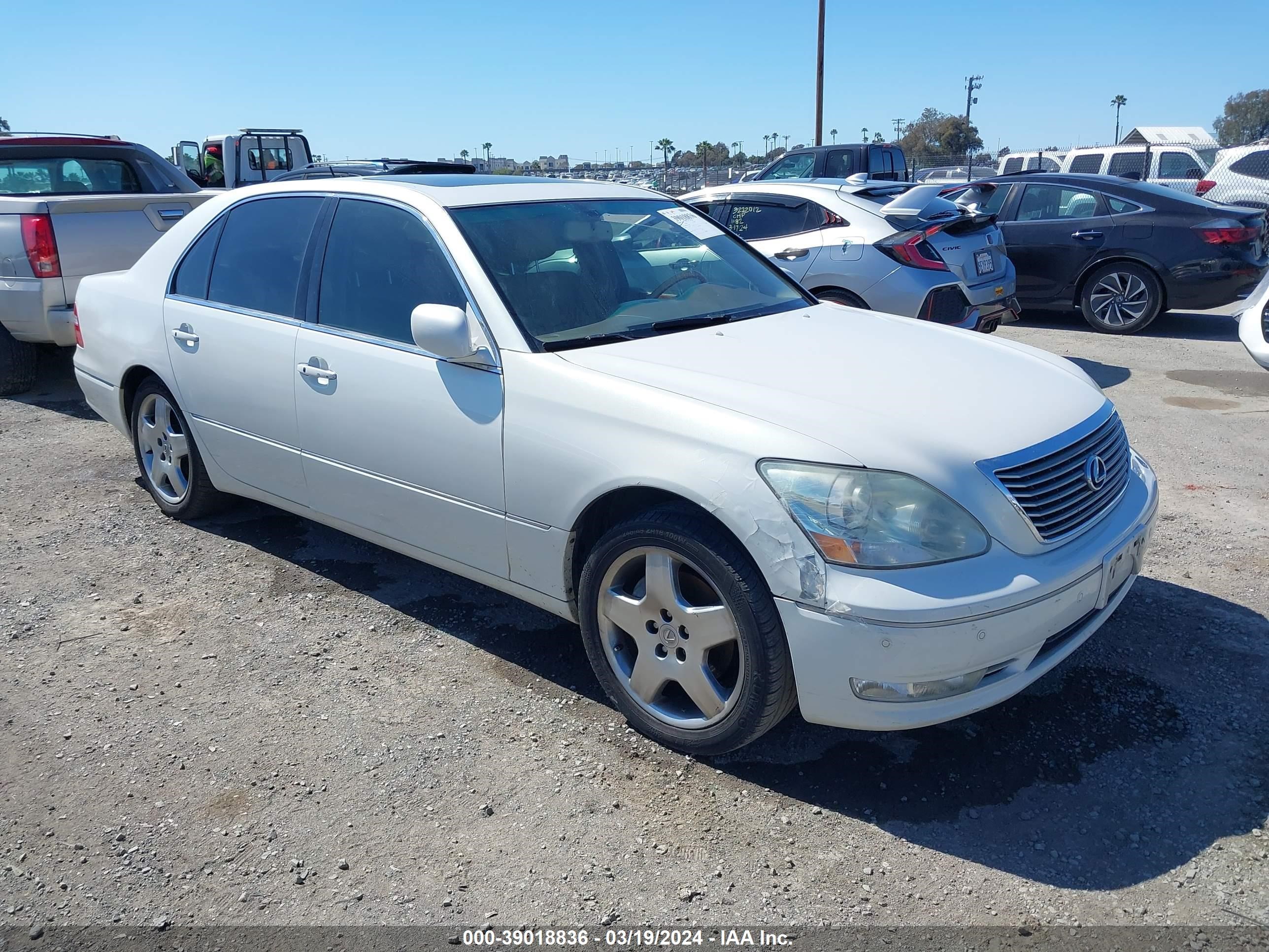 lexus ls 2005 jthbn36f055021284