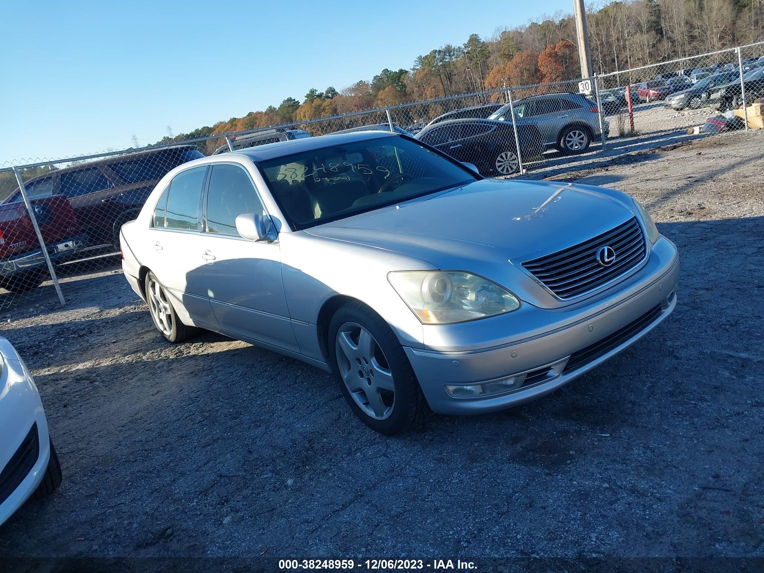 lexus ls 2005 jthbn36f155022377