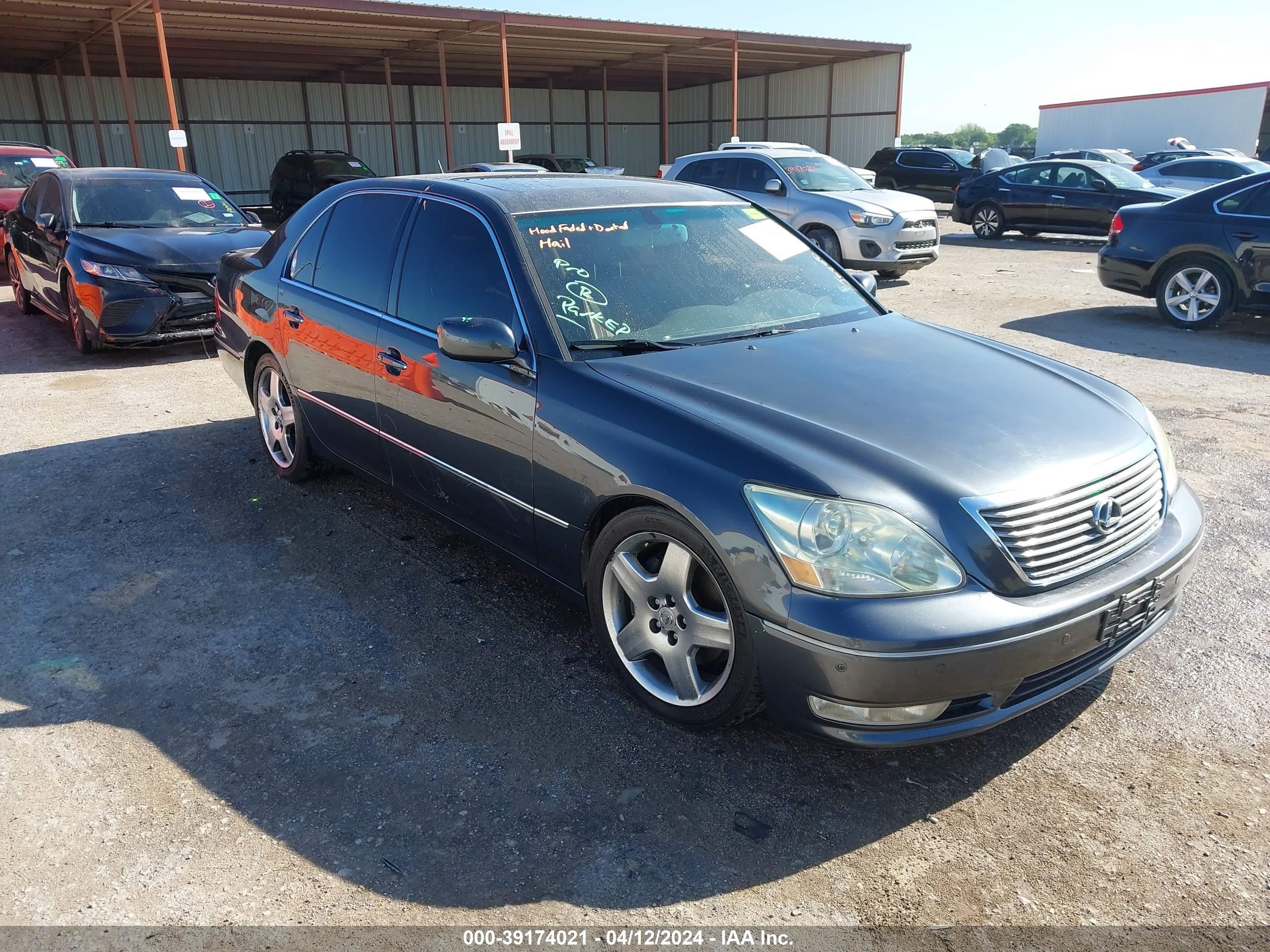 lexus ls 2005 jthbn36f555023435