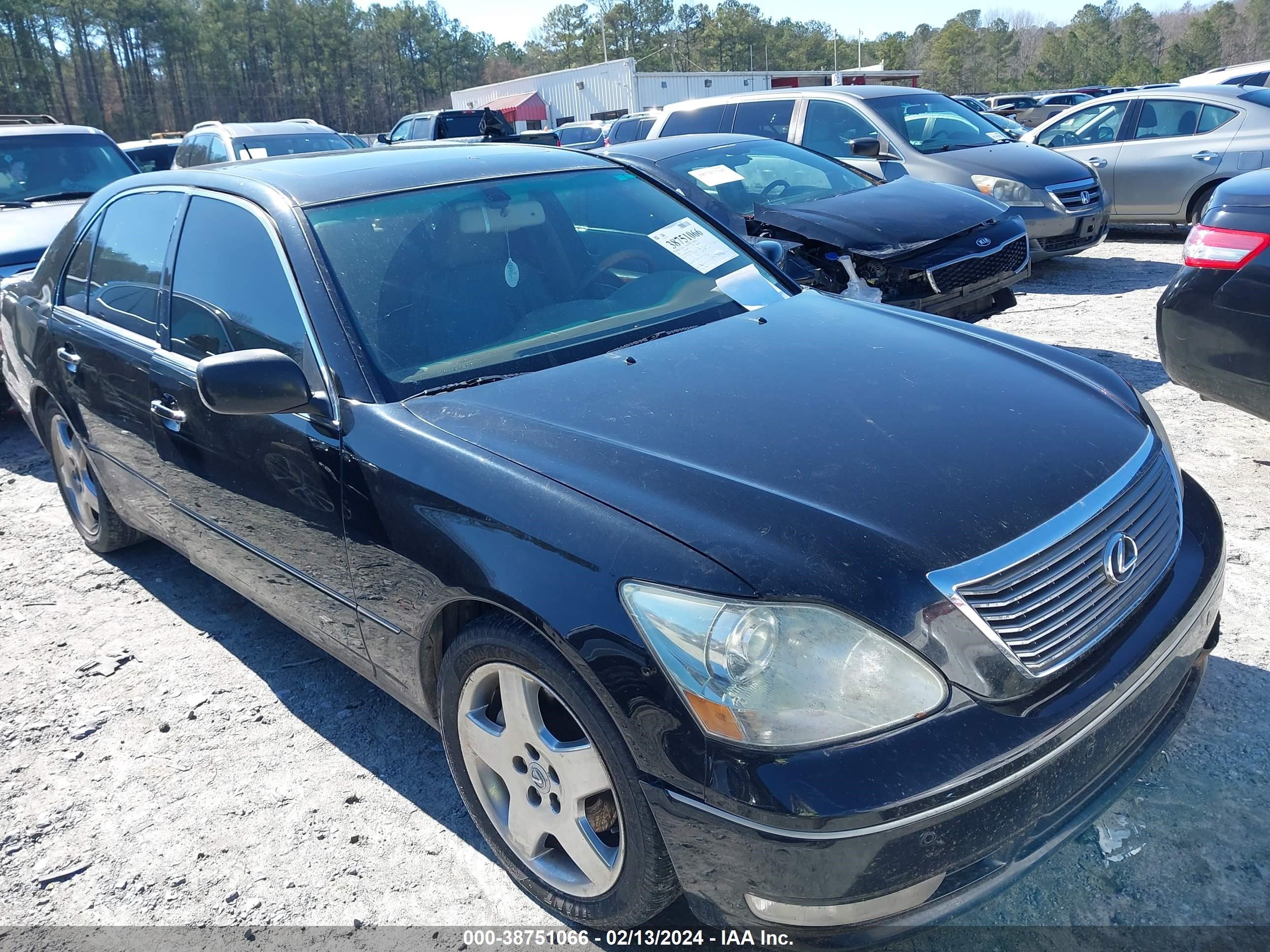 lexus ls 2005 jthbn36f655027834