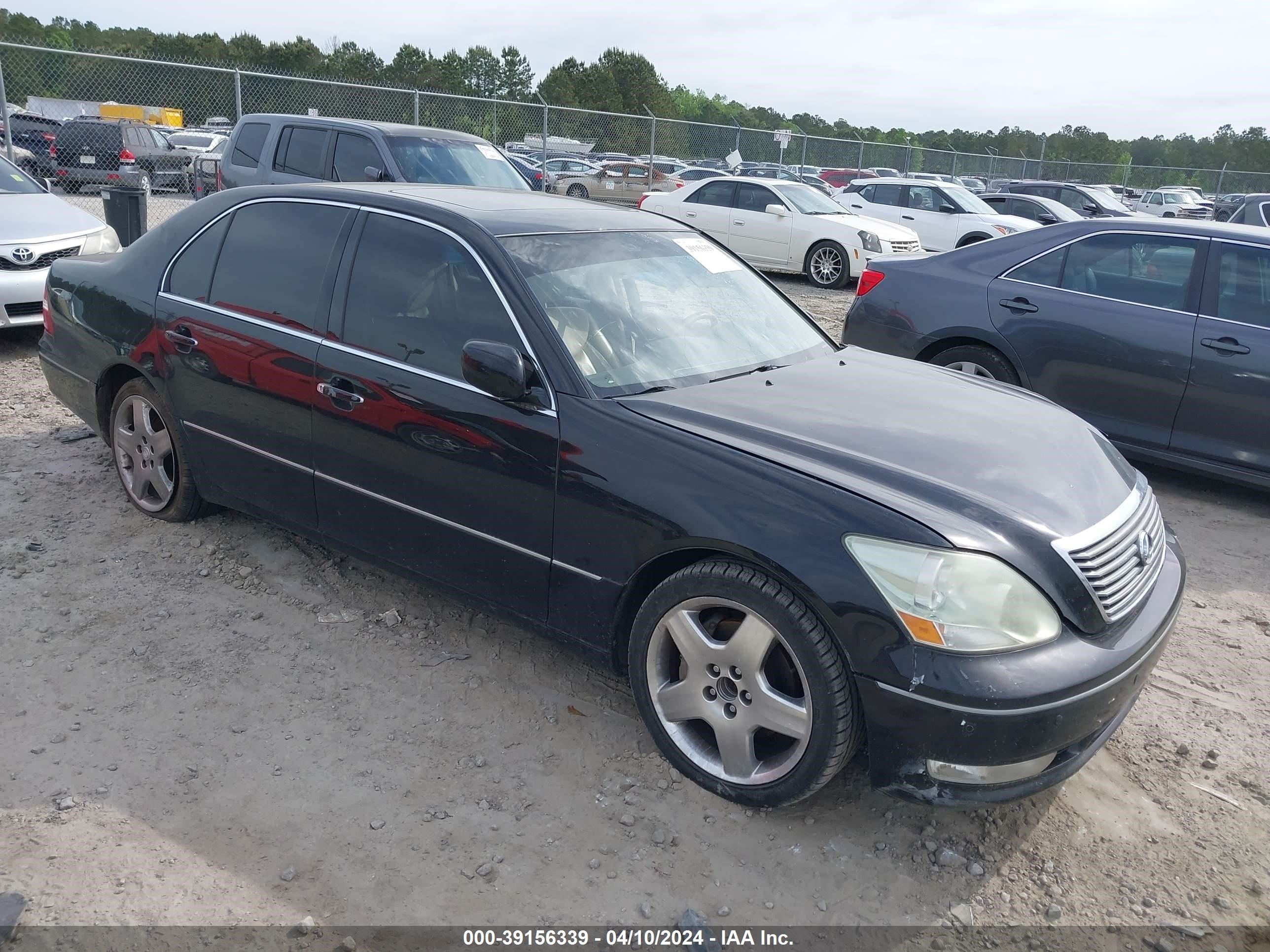 lexus ls 2005 jthbn36f755027471