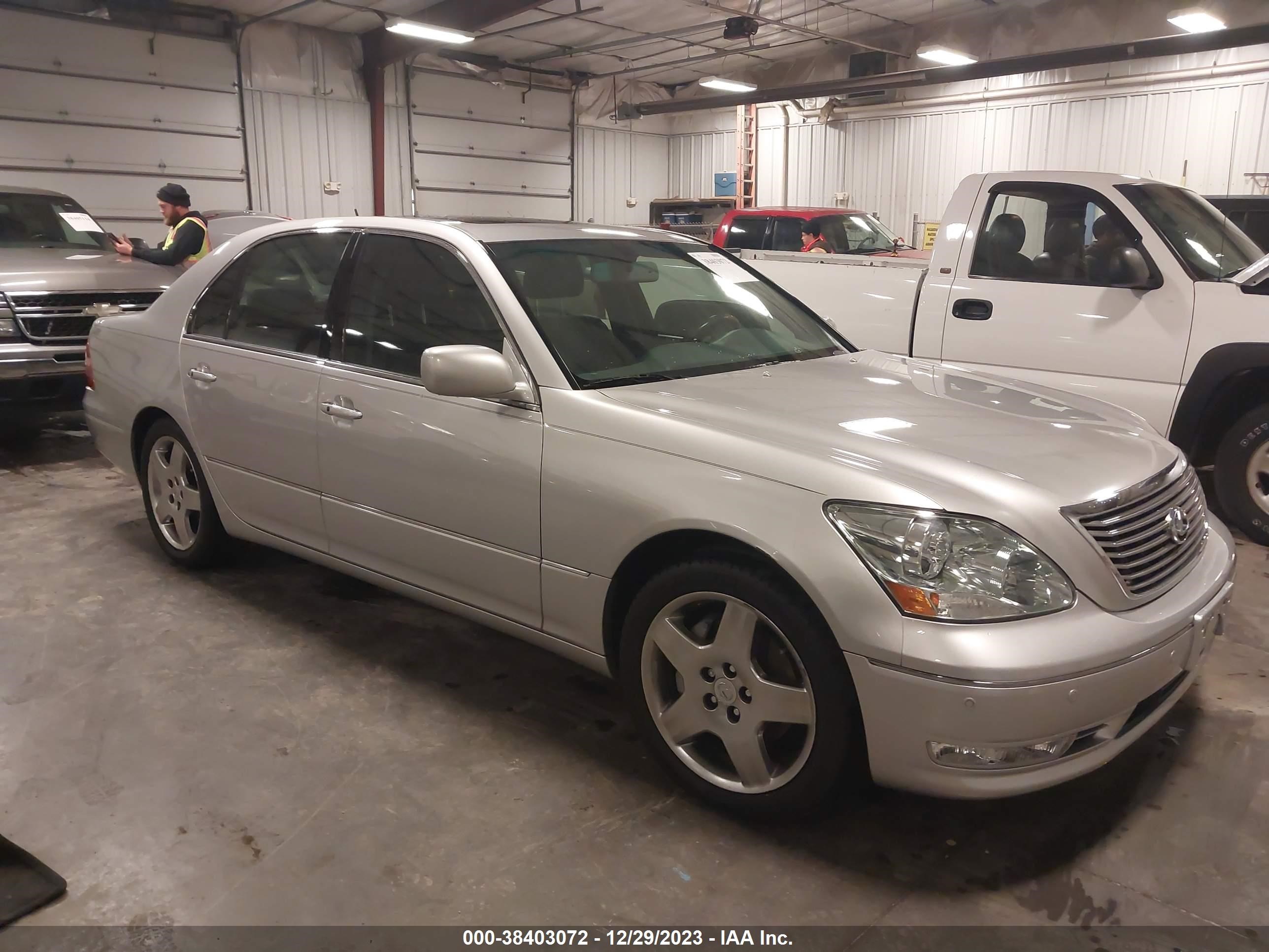 lexus ls 2005 jthbn36f755028684