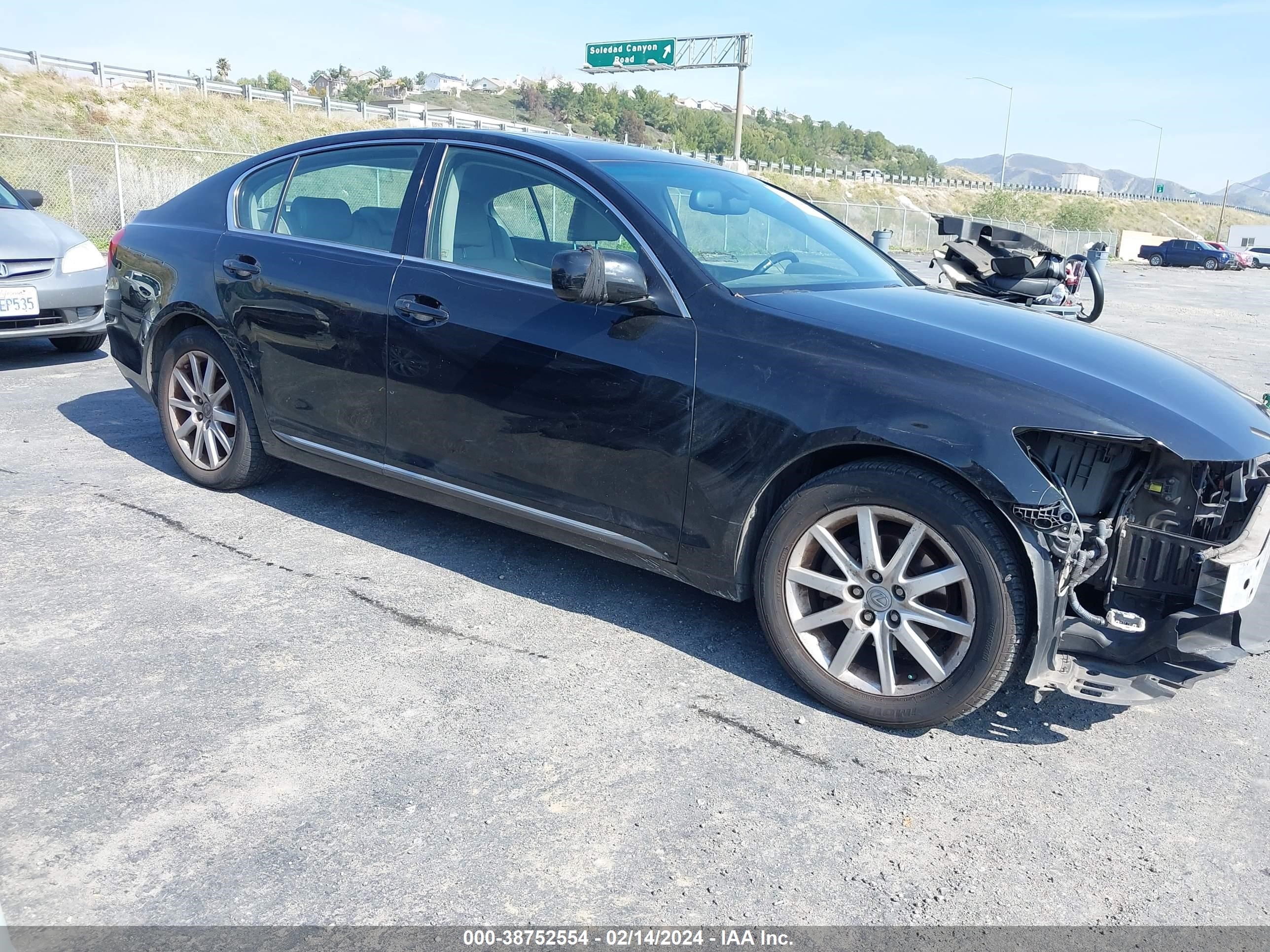 lexus gs 300 2006 jthch96s960014537