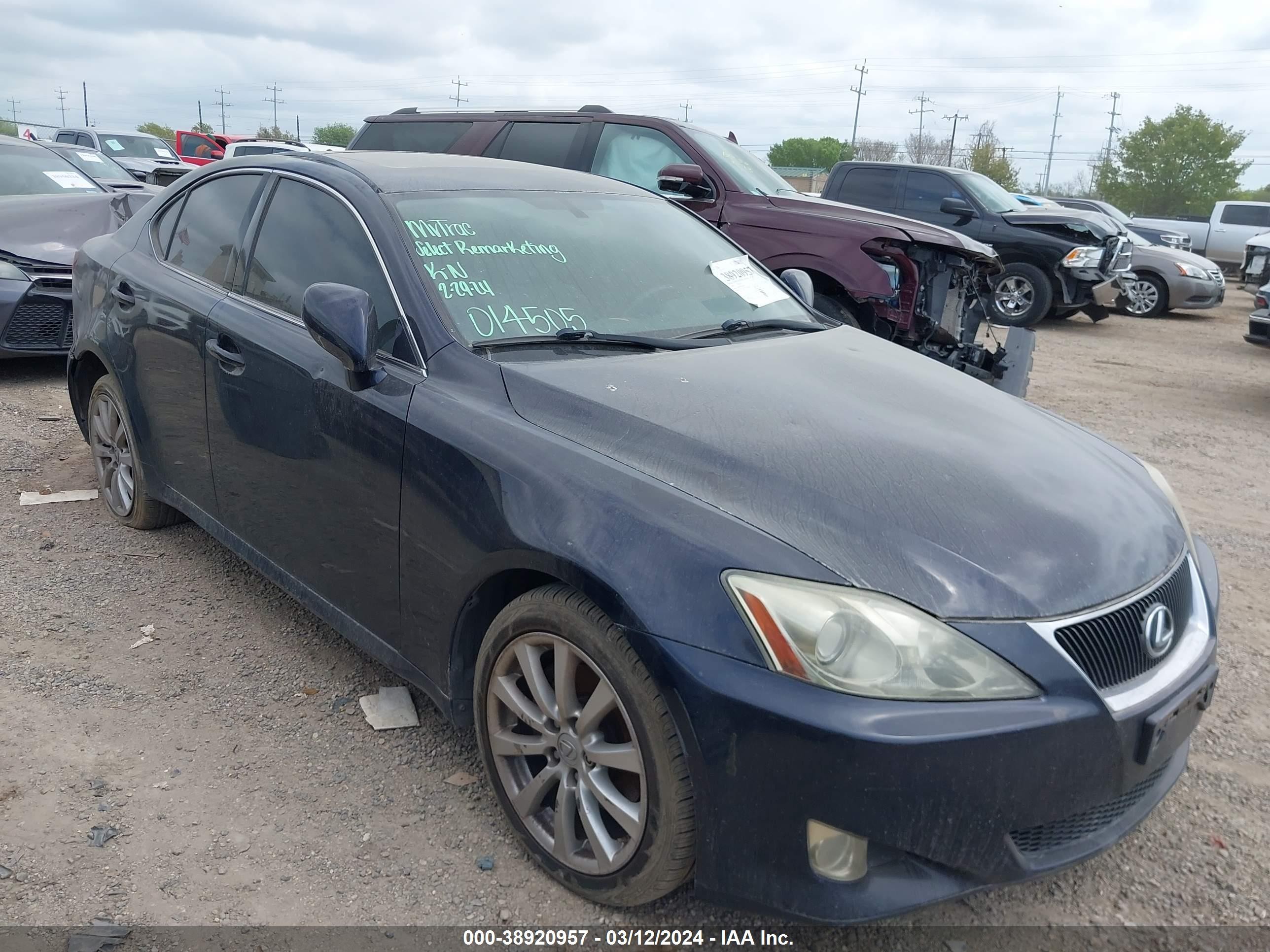 lexus is 2007 jthck262075014505