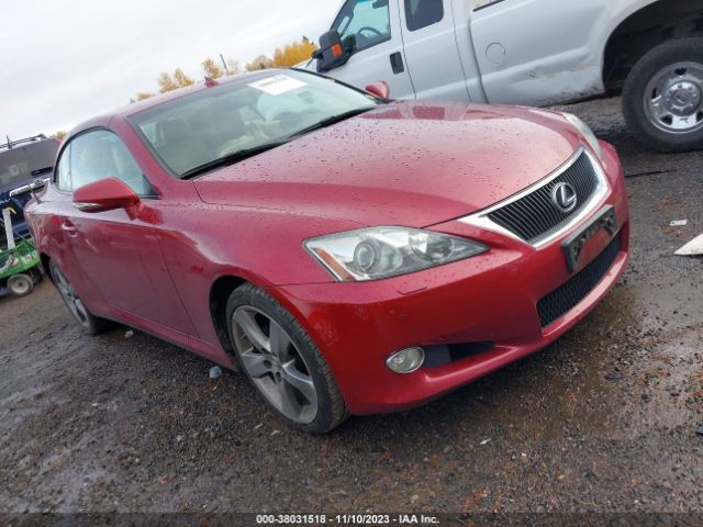 lexus is 250c 2010 jthff2c20a2512041