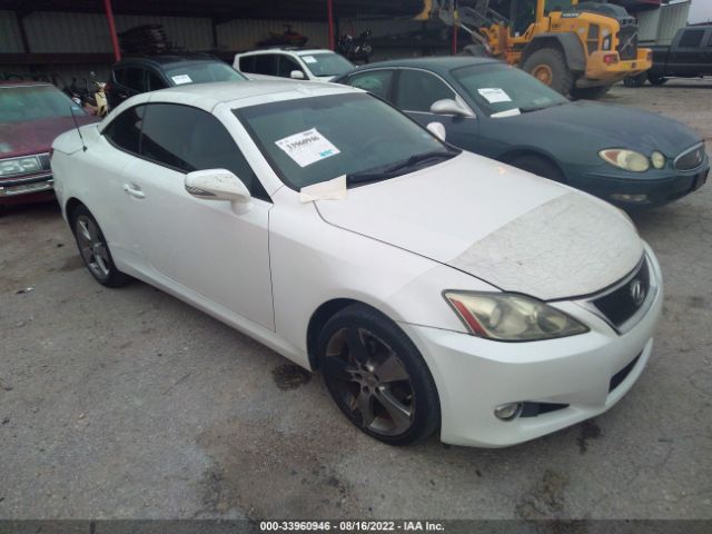 lexus is 250c 2010 jthff2c21a2506068