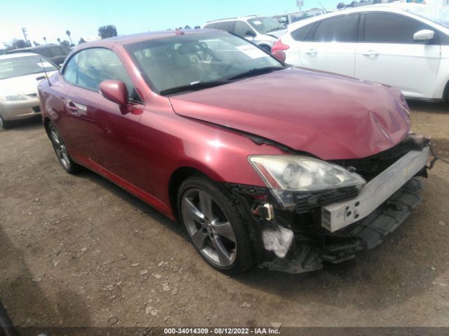 lexus is 250c 2010 jthff2c25a2514187