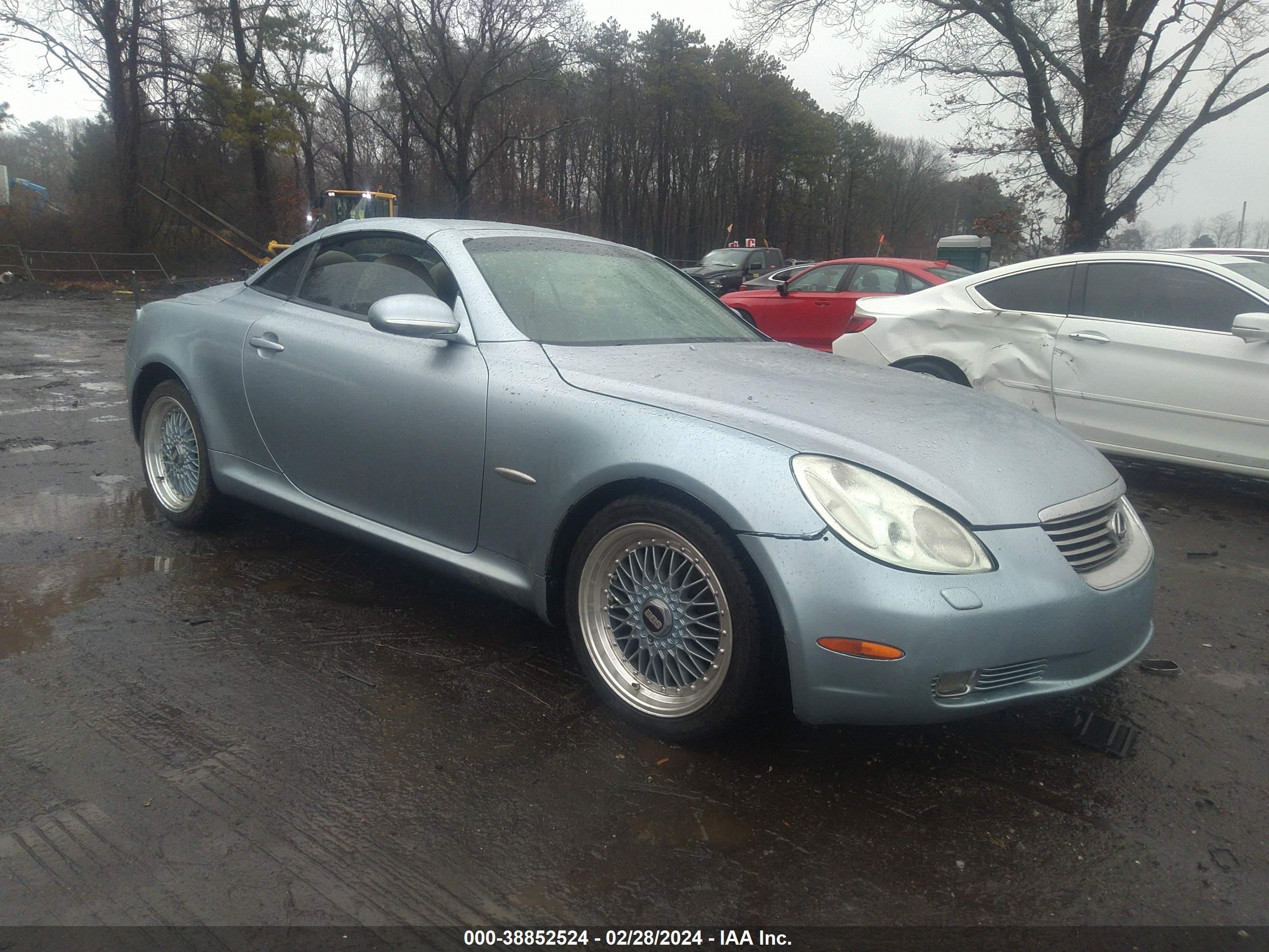 lexus sc 2004 jthfn48y540050166