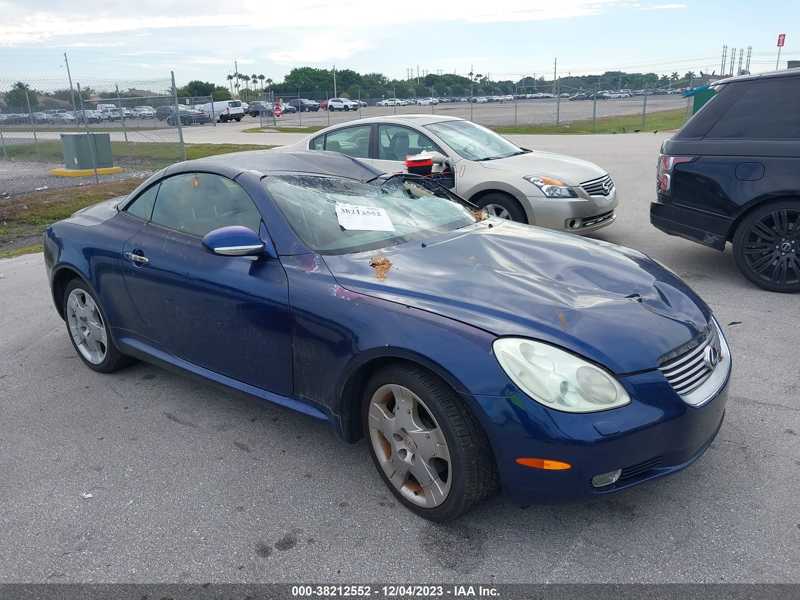 lexus sc 2005 jthfn48y850069568