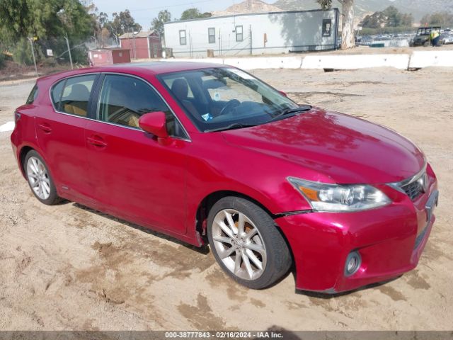 lexus ct 200h 2012 jthkd5bh3c2108407