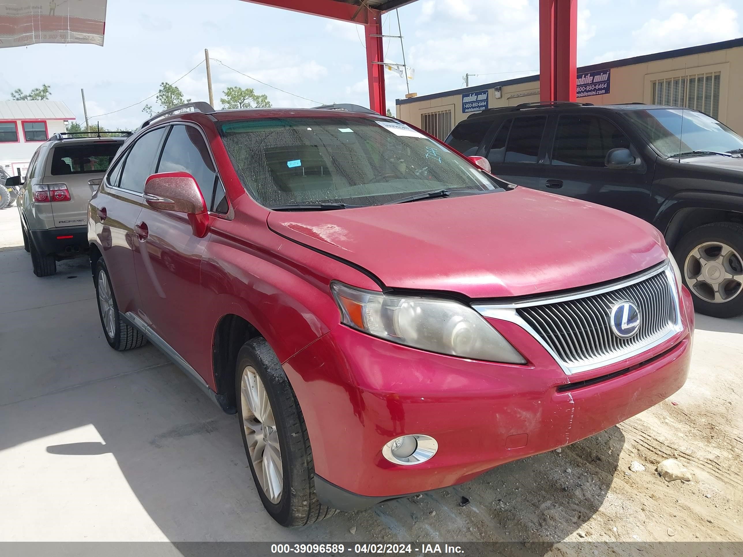 lexus rx 2010 jtjbc1ba2a2023987