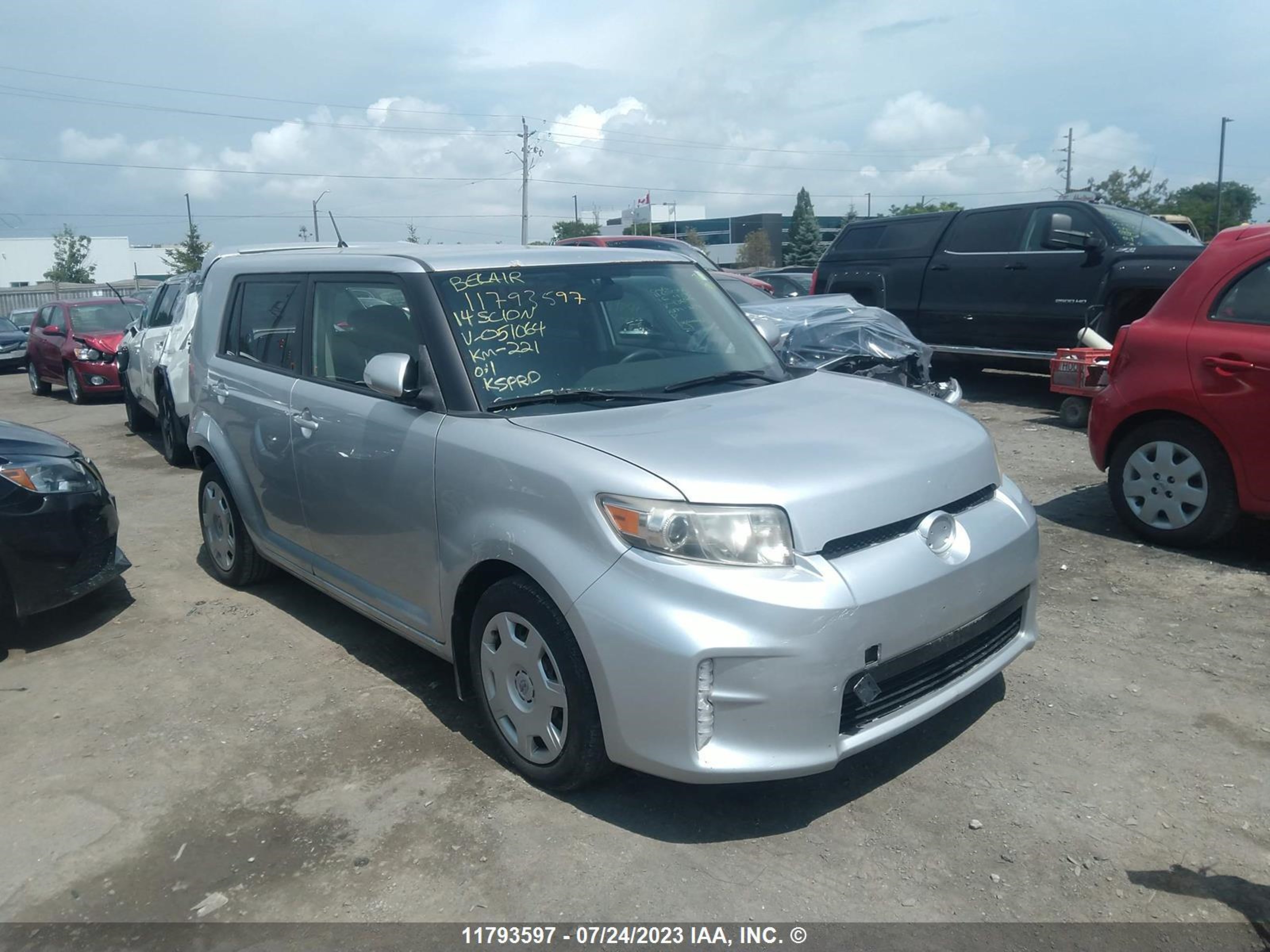 scion xb 2014 jtlze4fe3ej051064