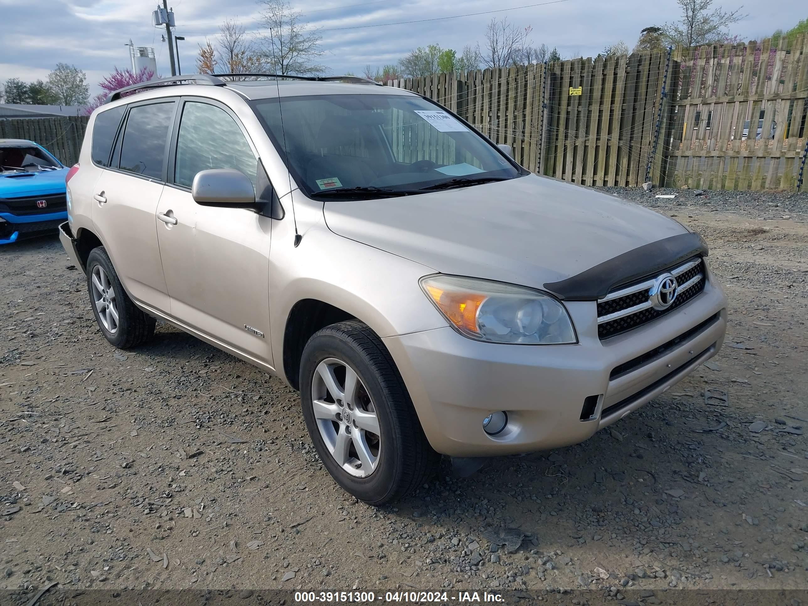 toyota rav 4 2007 jtmbd31v376040315