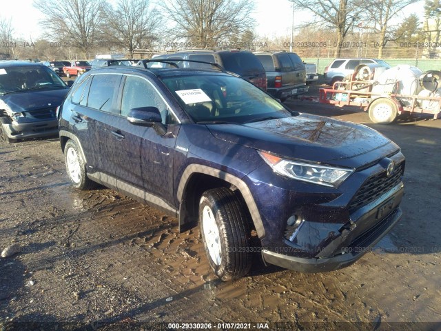 toyota rav4 hybrid xle awd 2021 jtmr6rfv0md506438