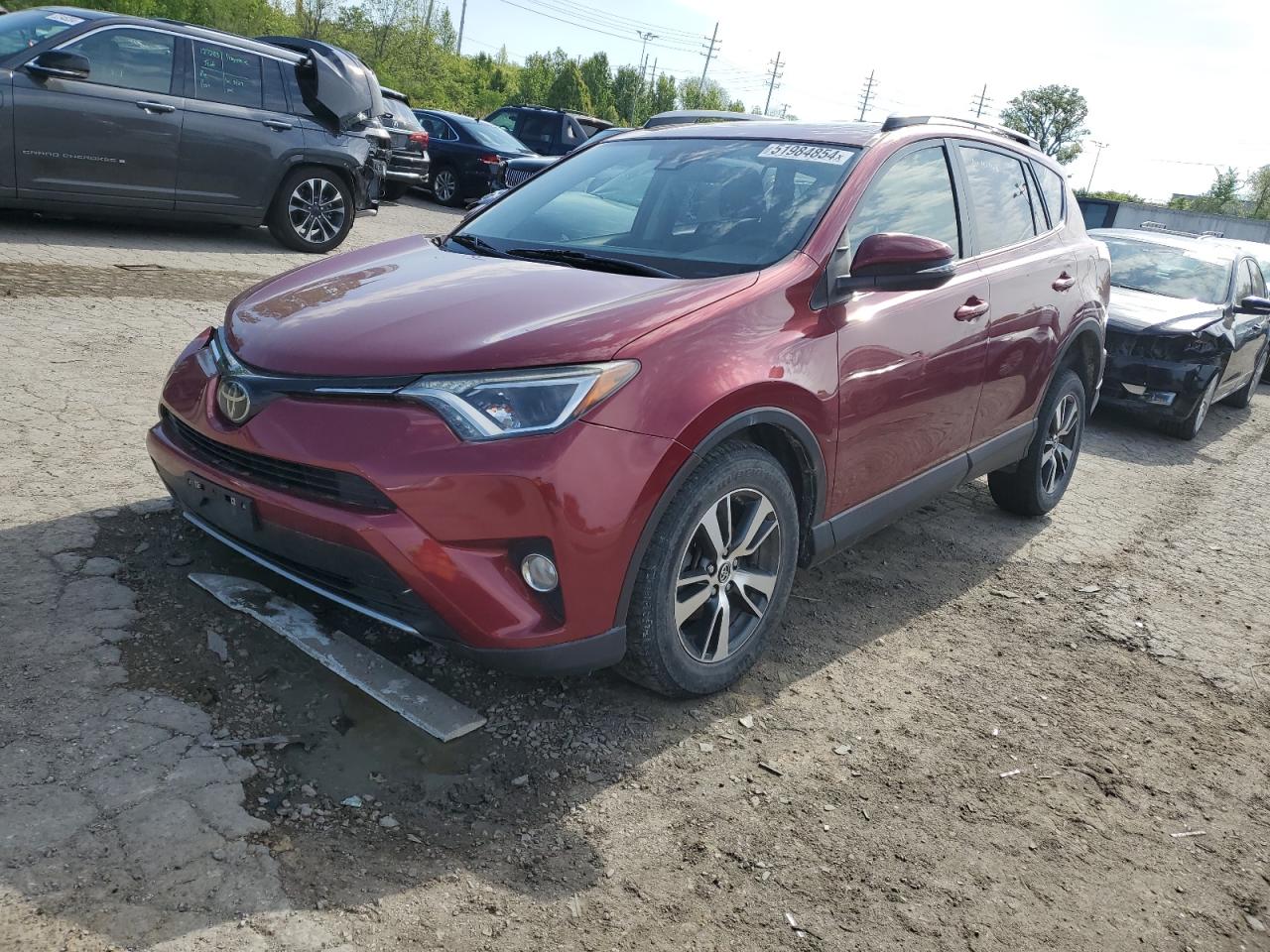 toyota rav 4 2018 jtmrfrev3jd233167