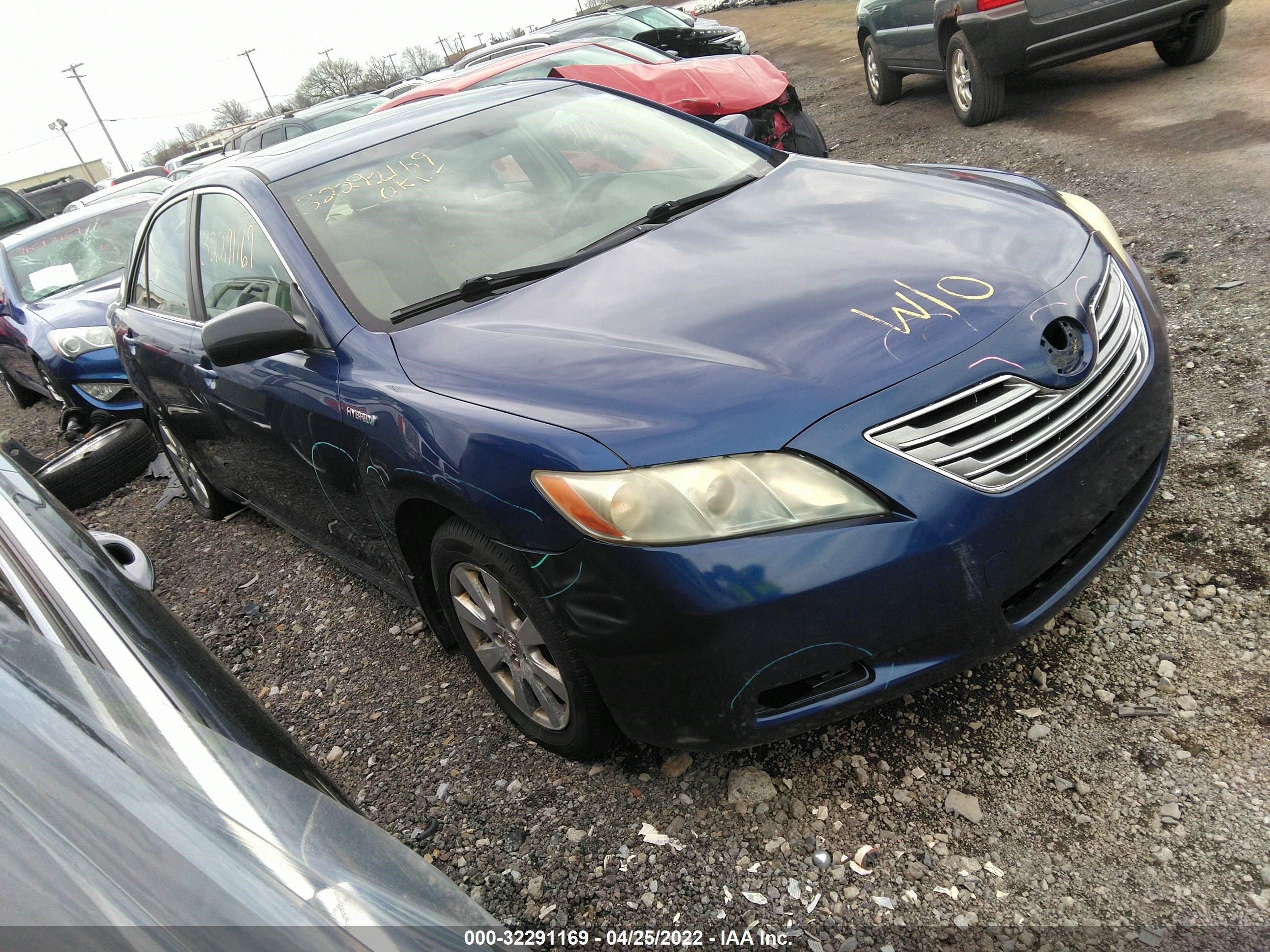 toyota camry 2007 jtnbb46k873013019