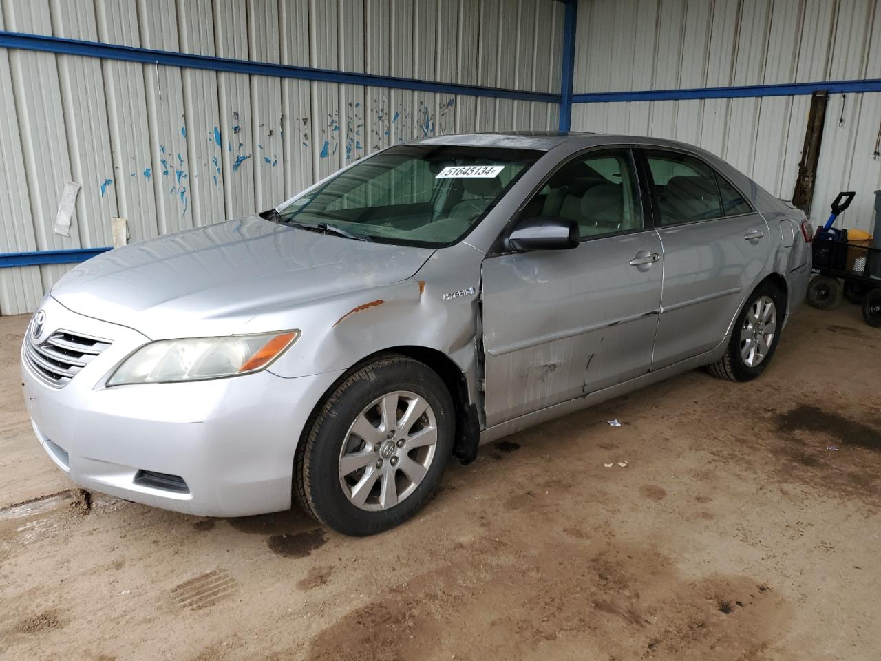 toyota camry 2007 jtnbb46kx73025706