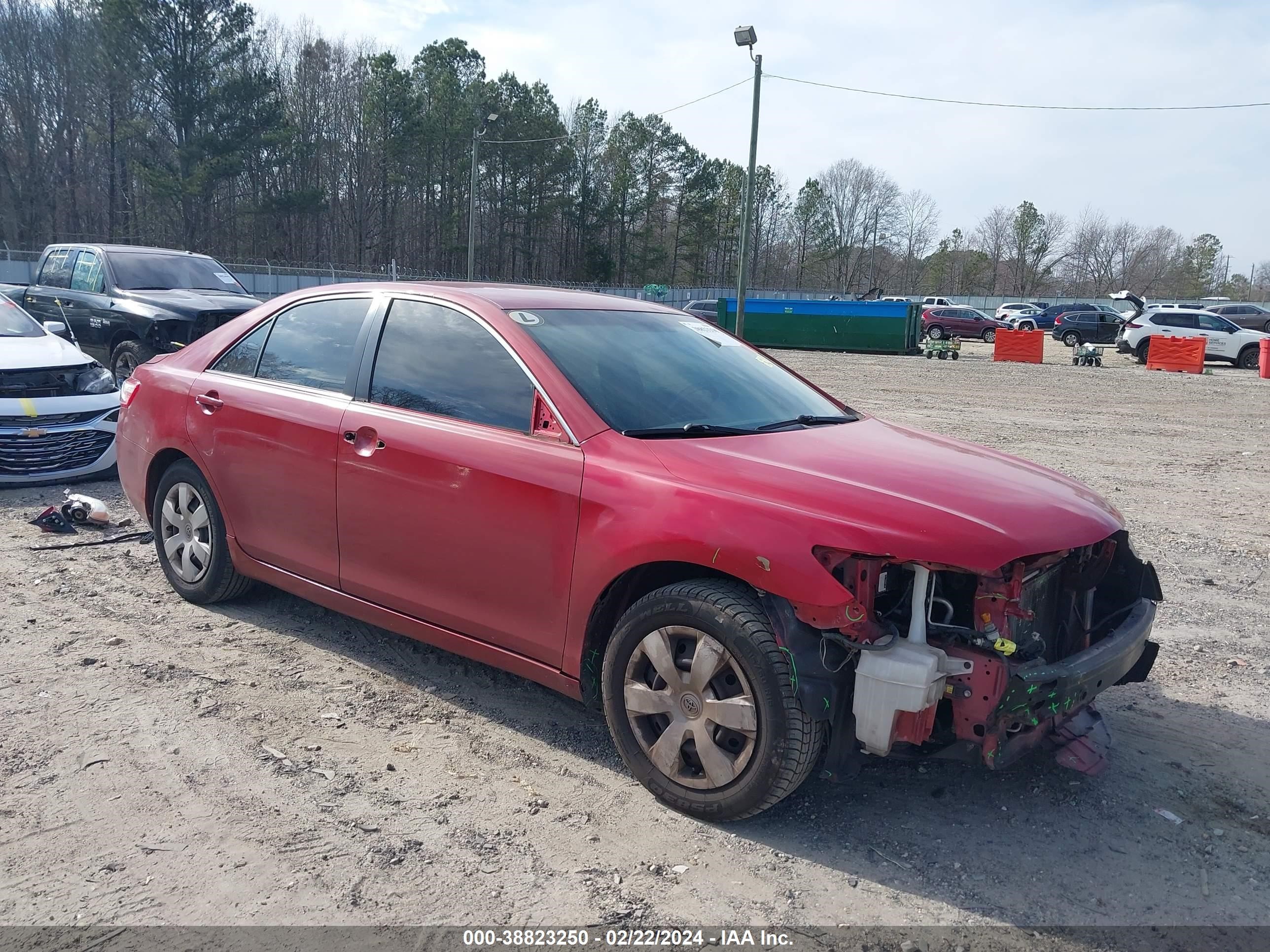 toyota camry 2007 jtnbe46k073054218