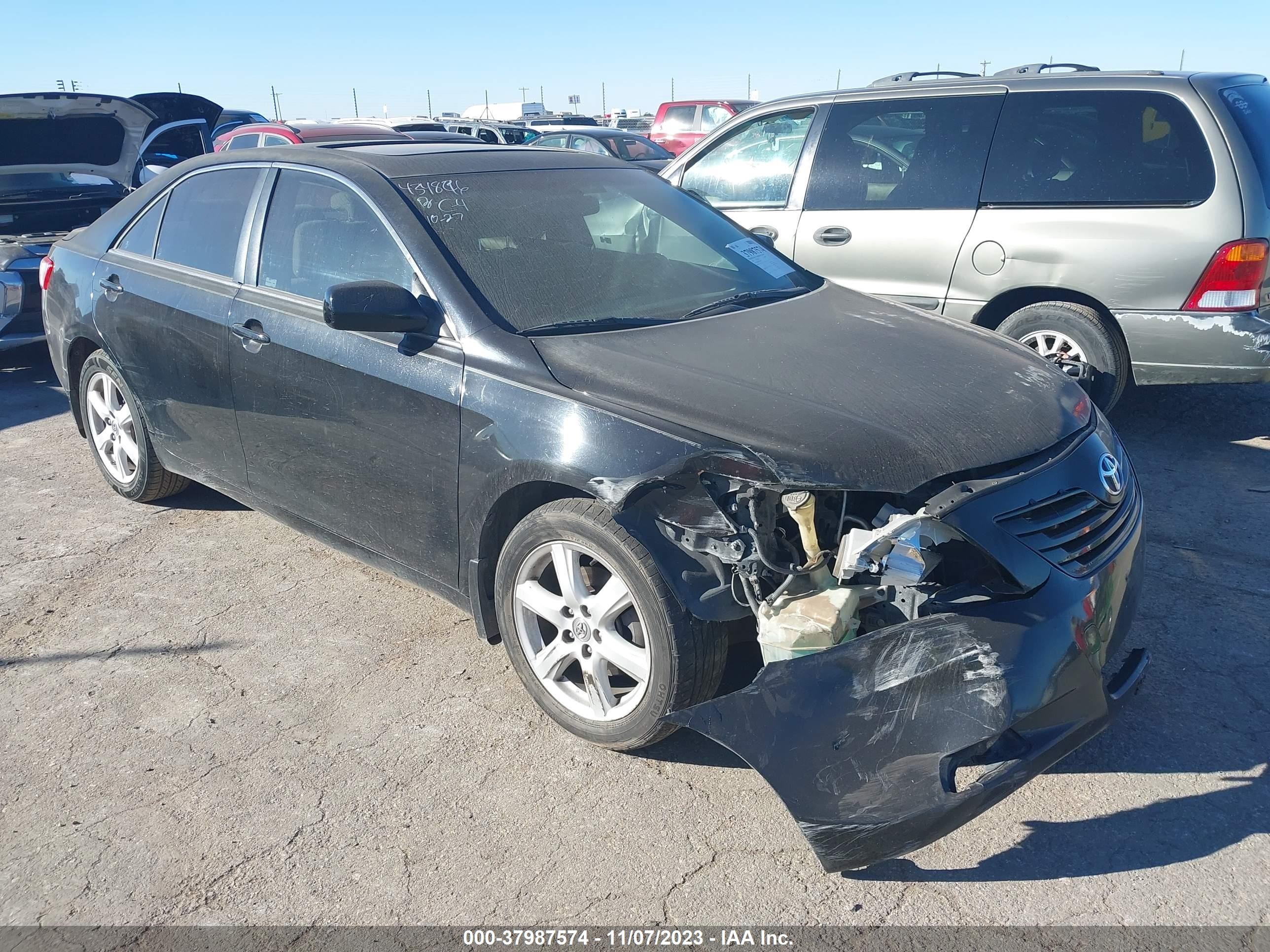 toyota camry 2007 jtnbe46k273066127