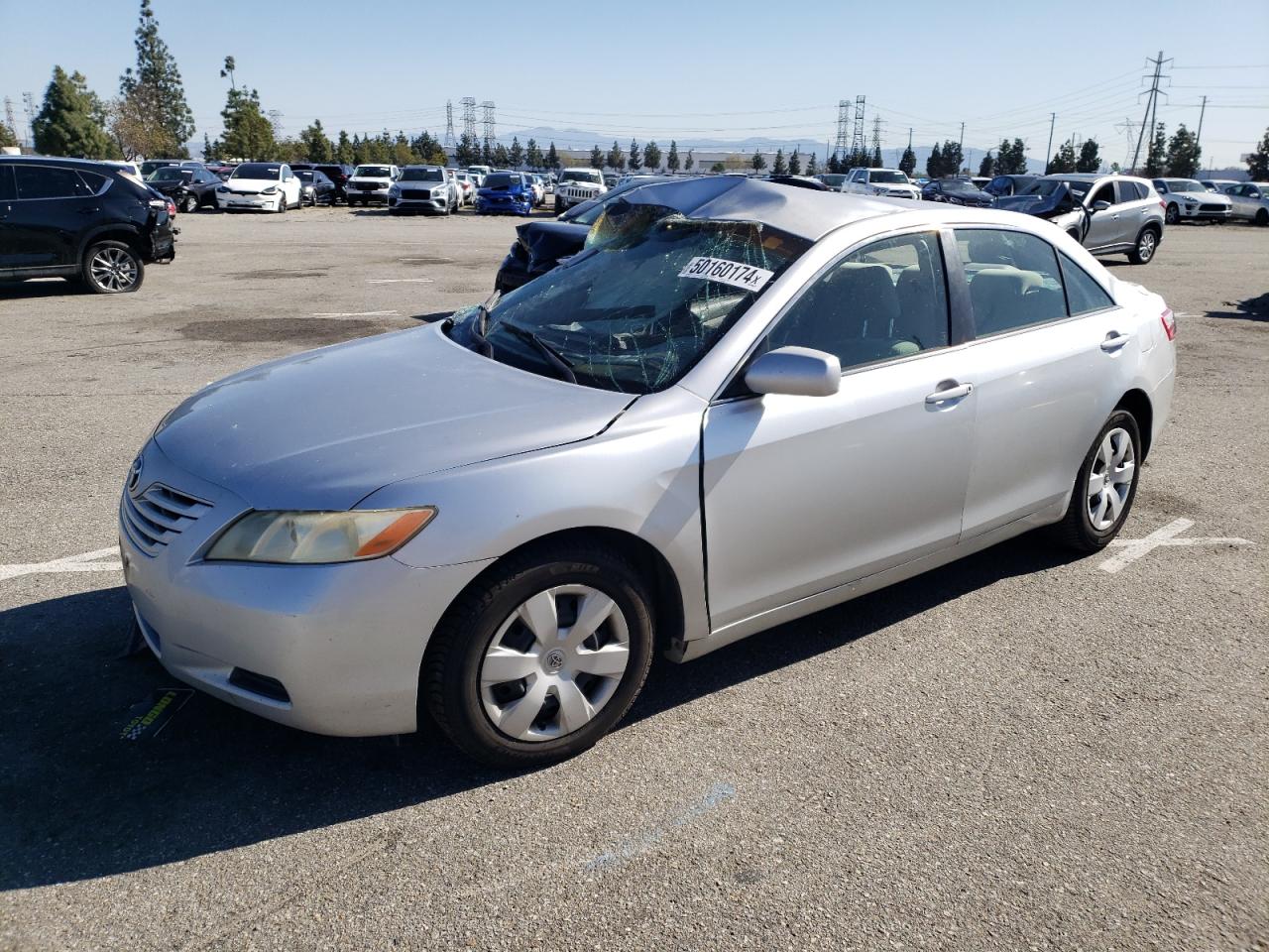 toyota camry 2007 jtnbe46k273083025