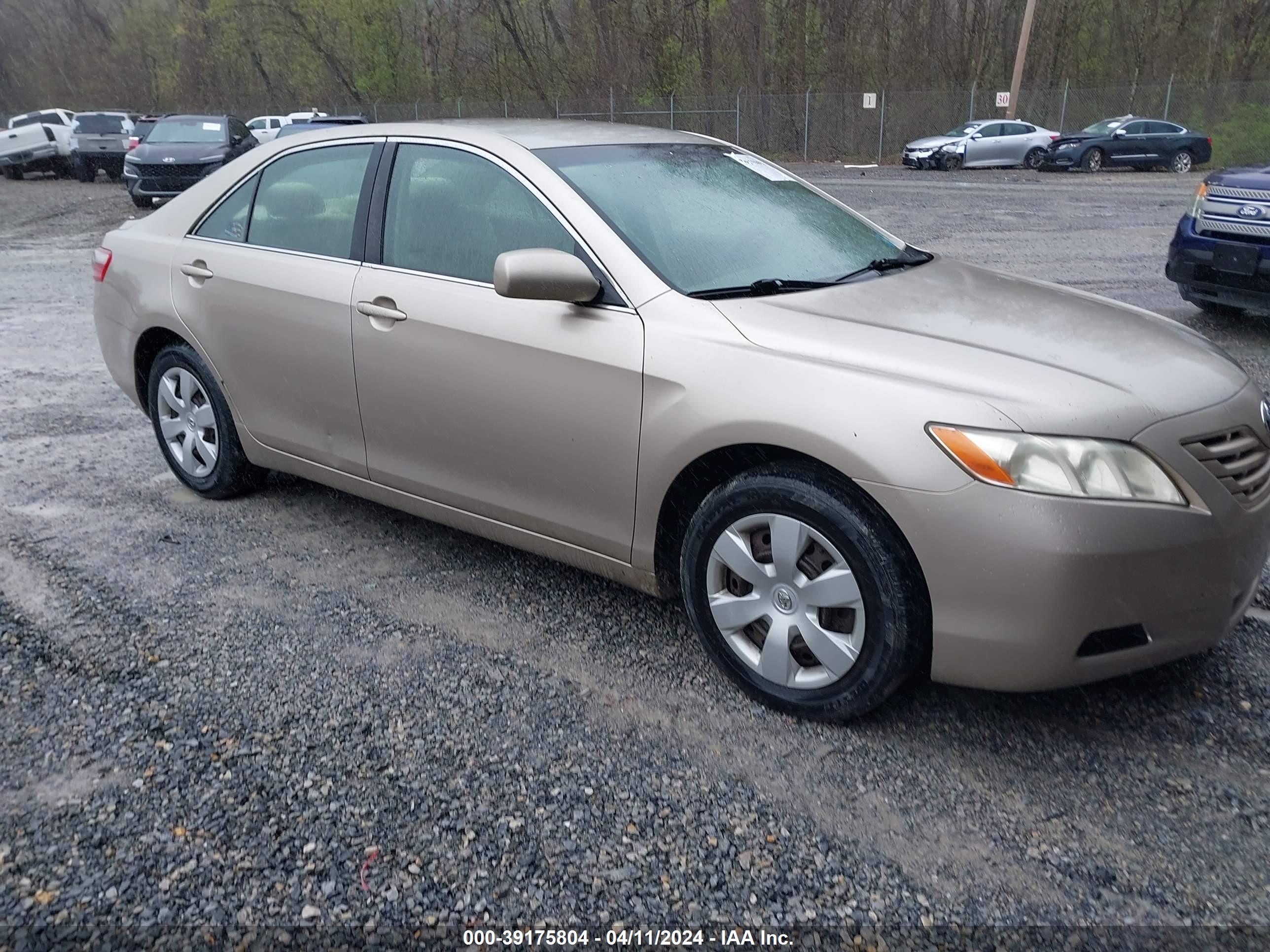 toyota camry 2007 jtnbe46k373029877