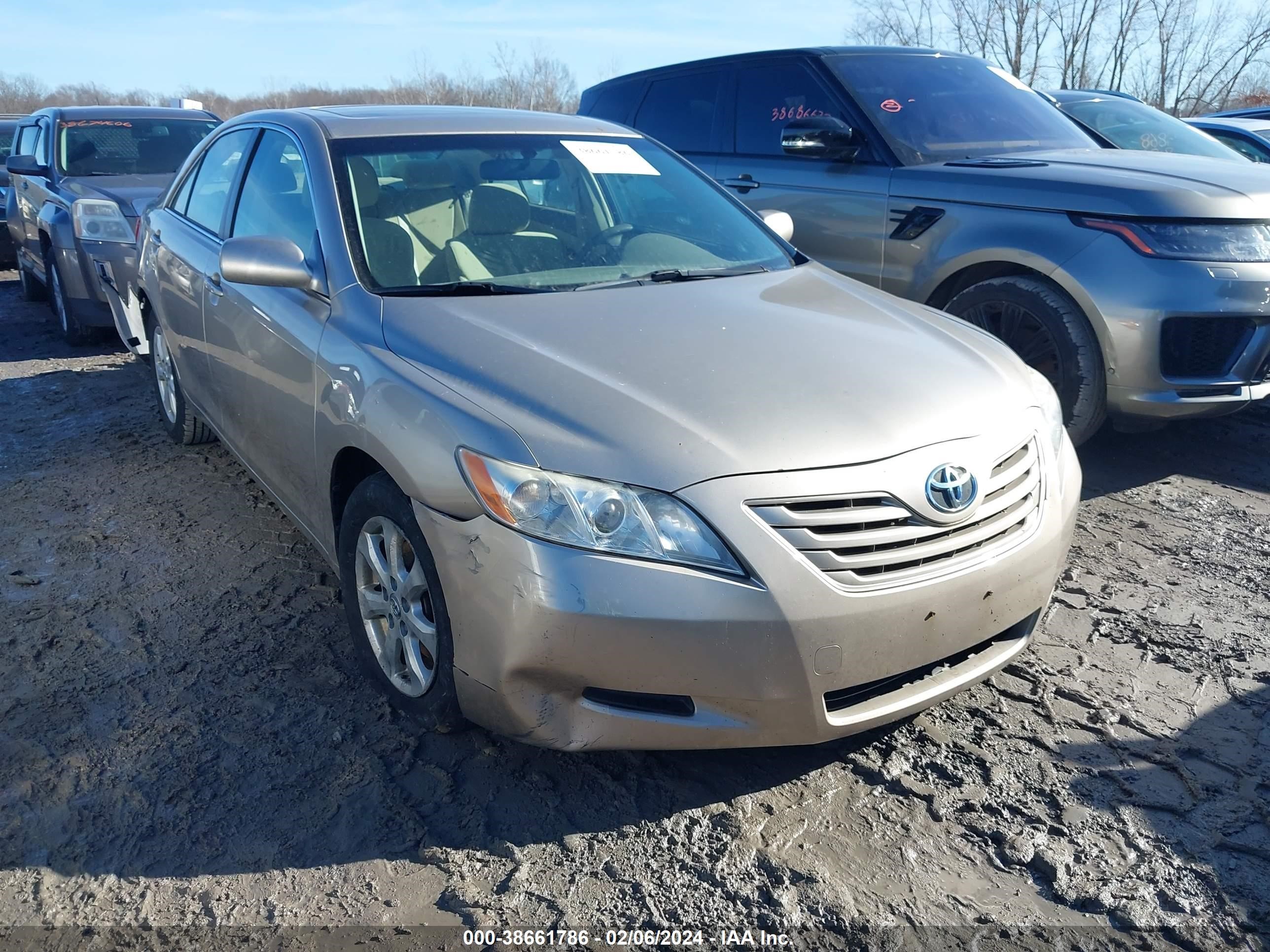 toyota camry 2007 jtnbe46k573059916