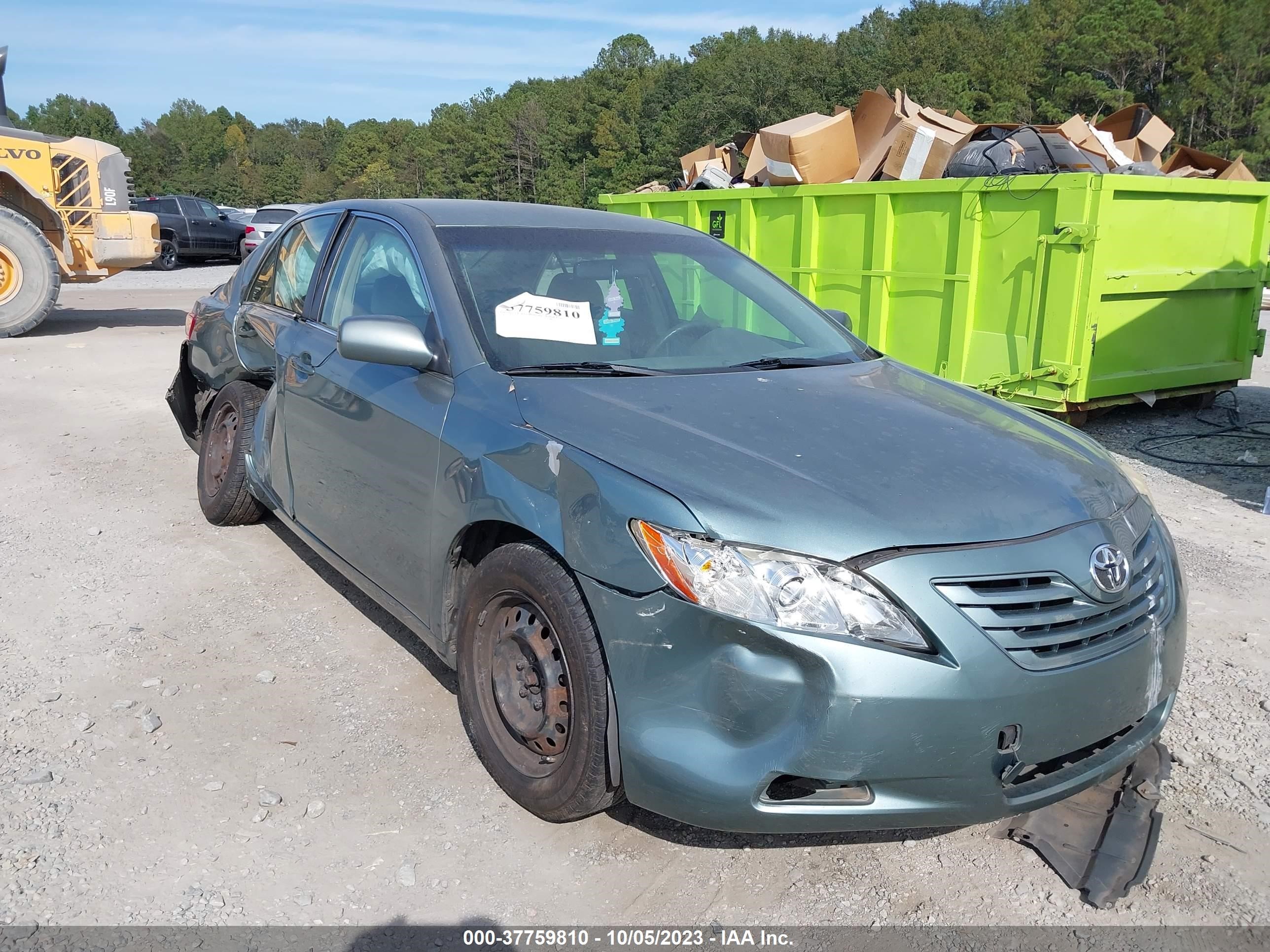 toyota camry 2007 jtnbe46k573069796