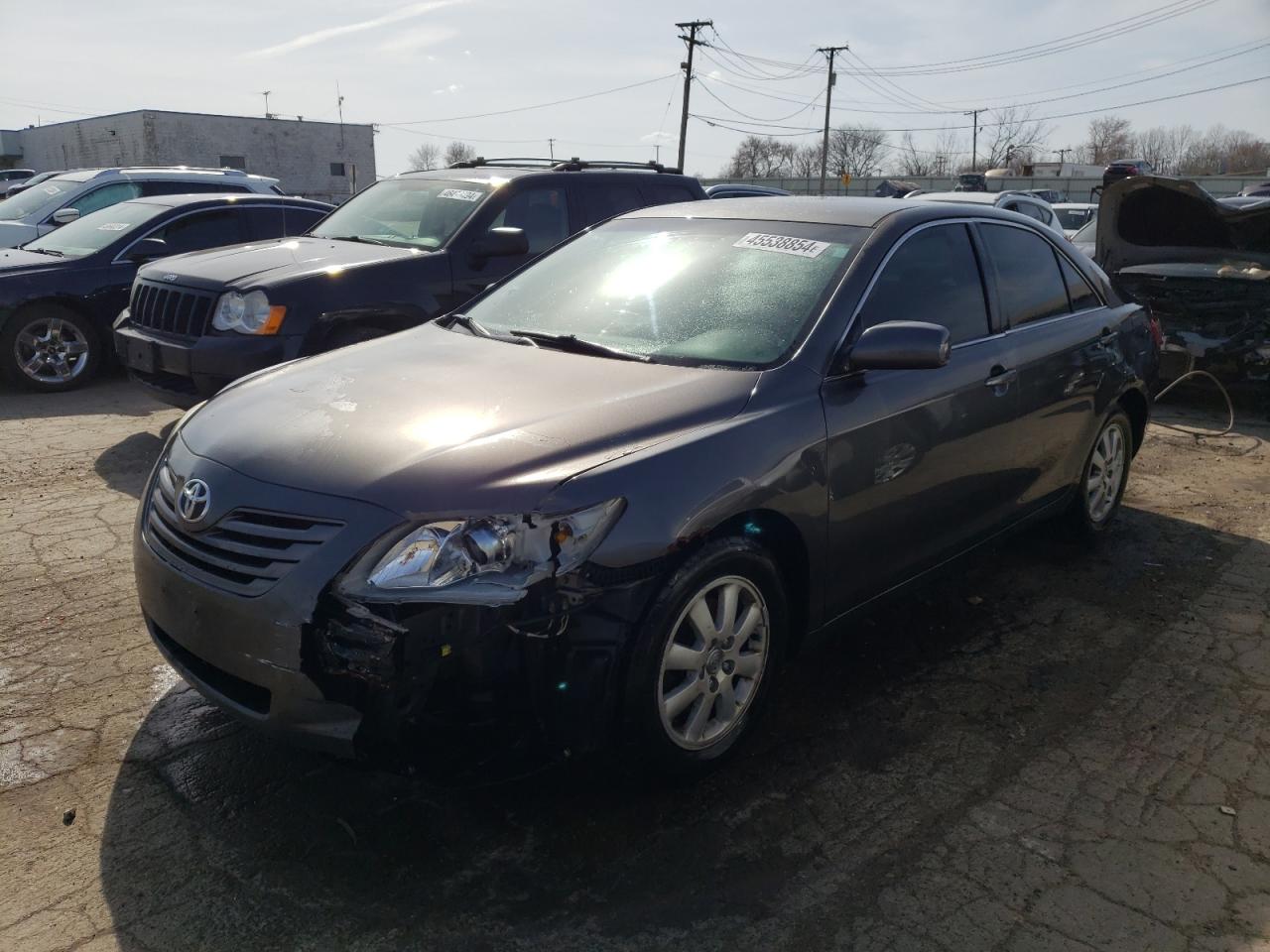 toyota camry 2007 jtnbe46k873087337