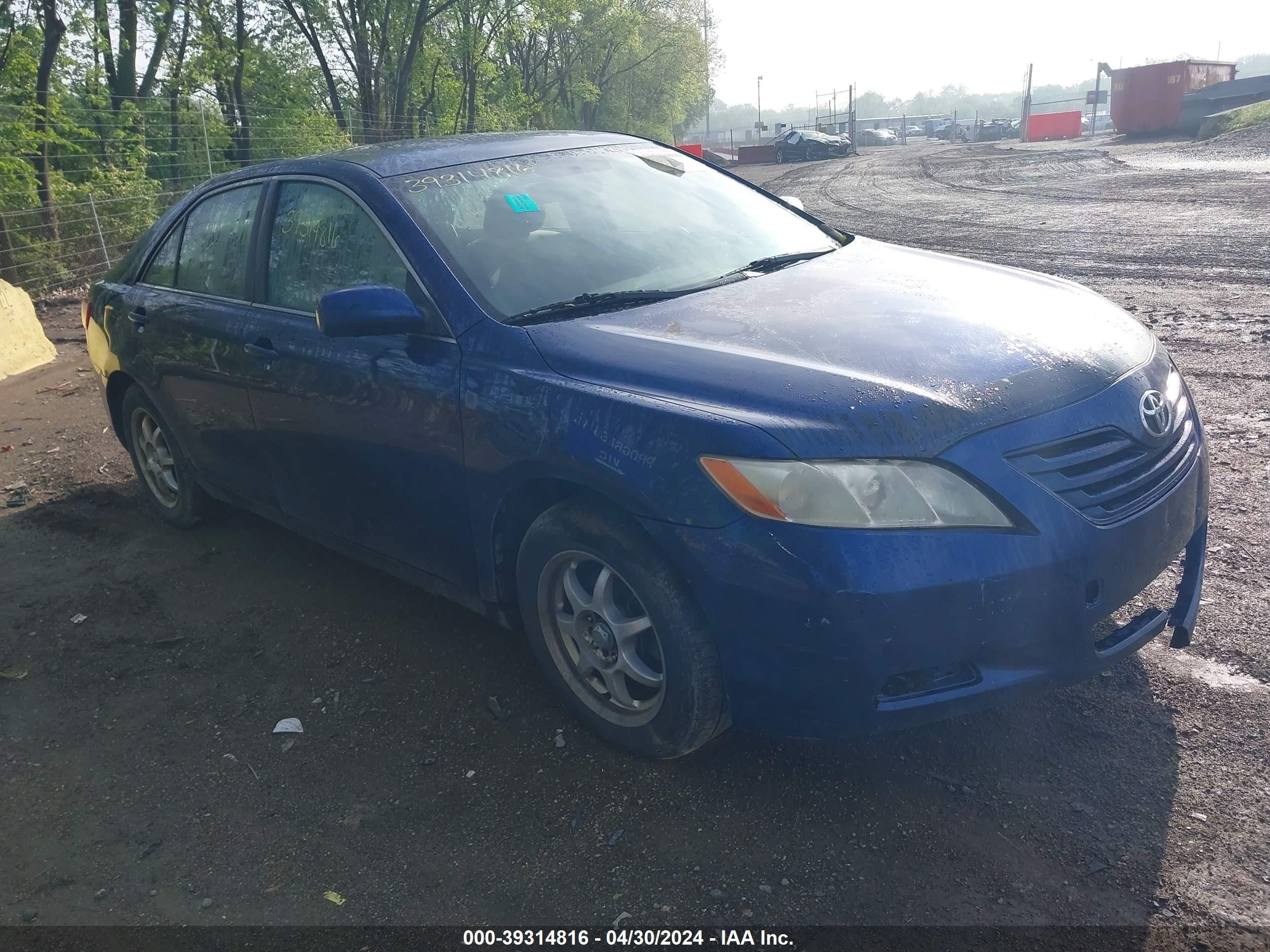 toyota camry 2007 jtnbe46k973015255