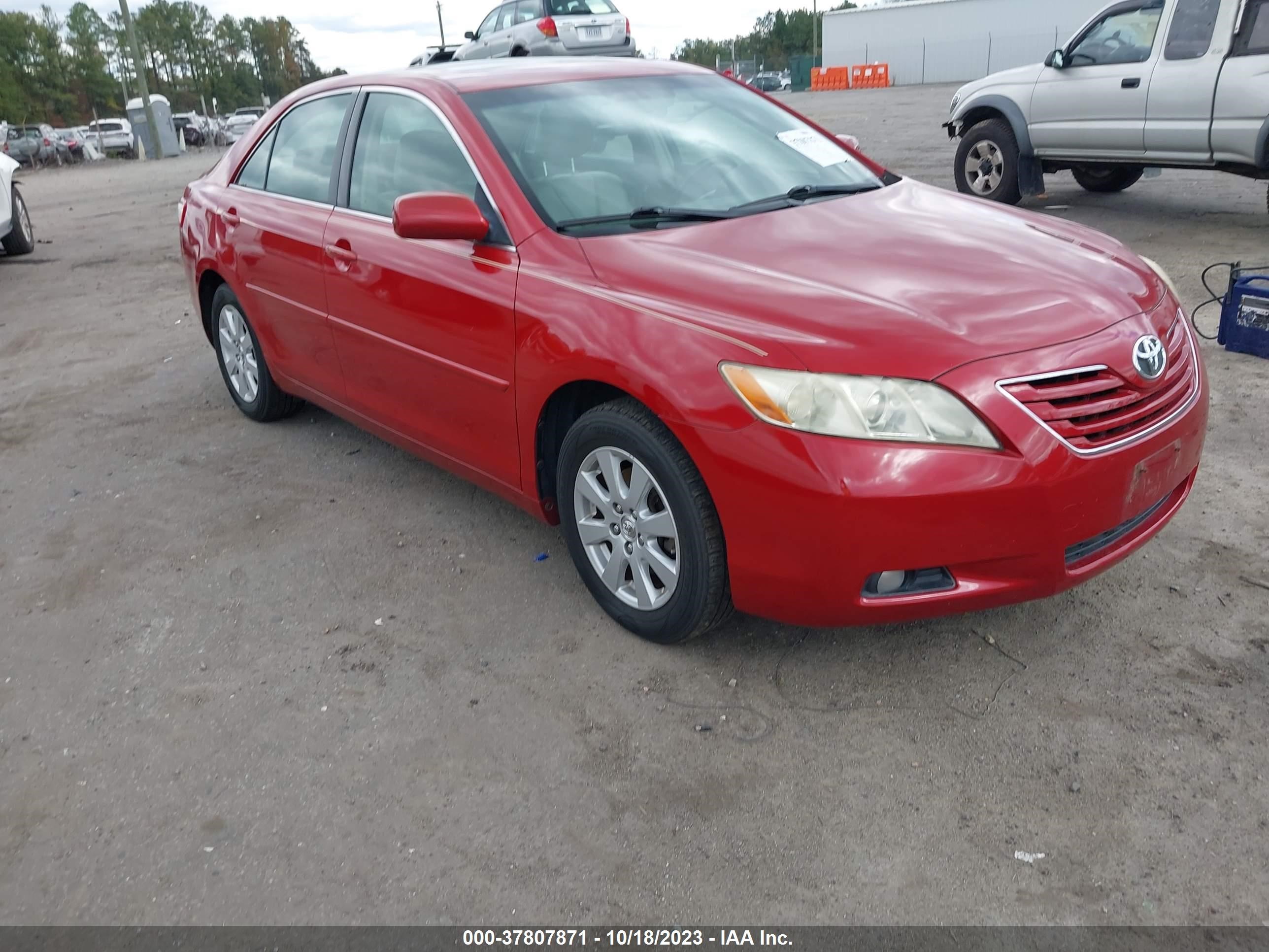 toyota camry 2007 jtnbe46k973017426