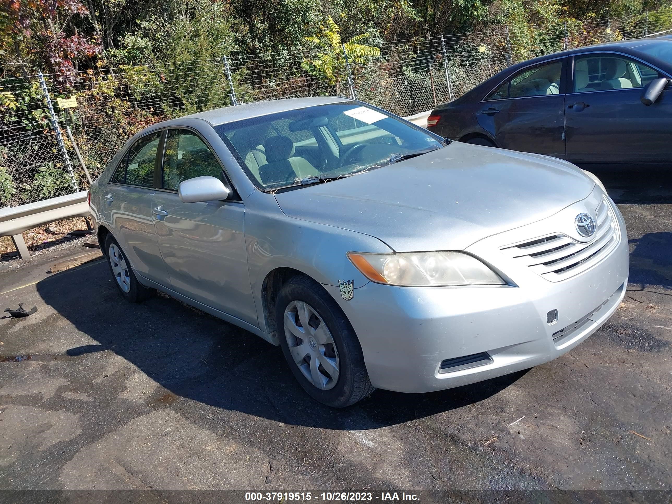 toyota camry 2007 jtnbe46kx73052847