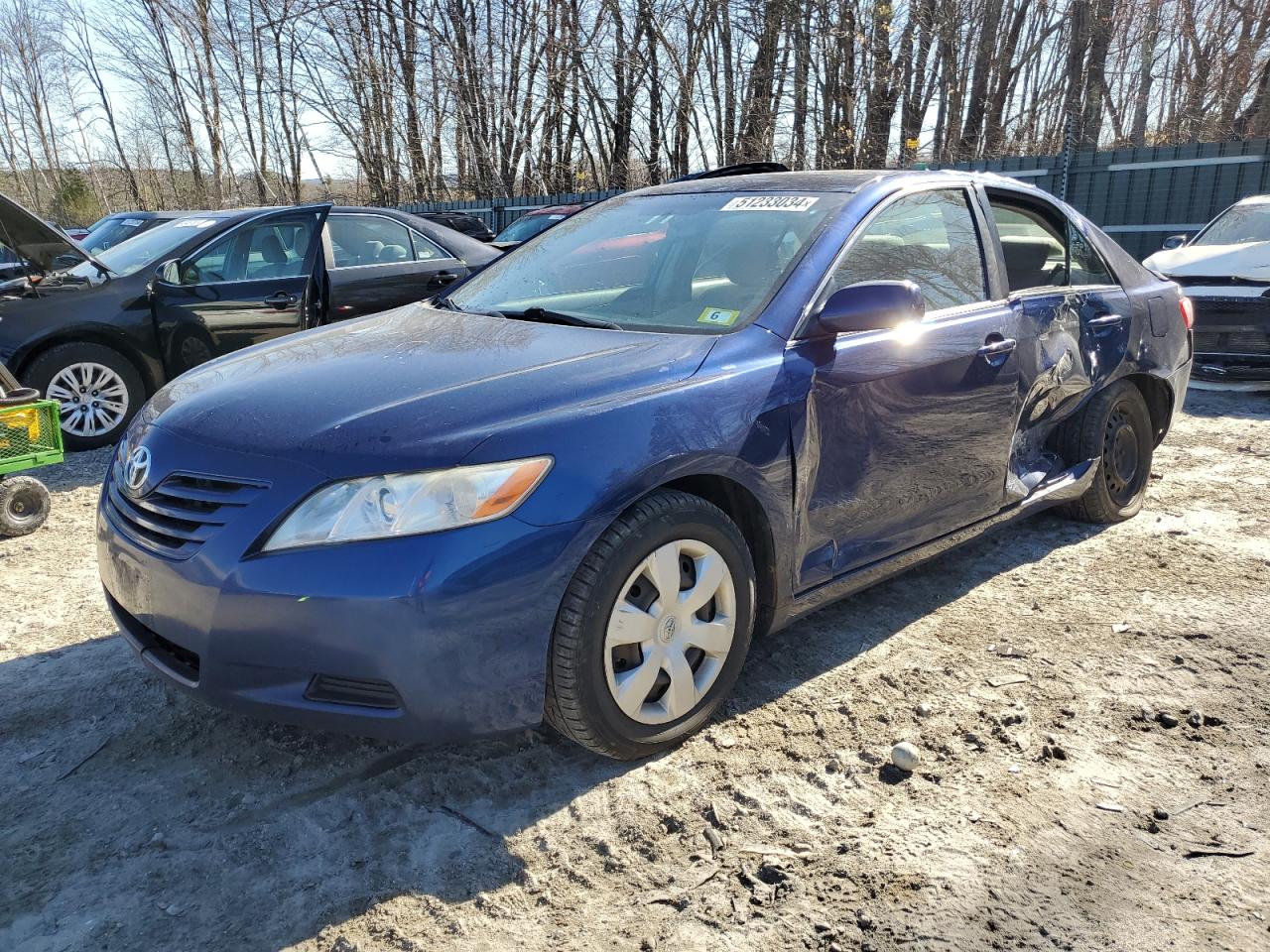 toyota camry 2007 jtnbe46kx73055067