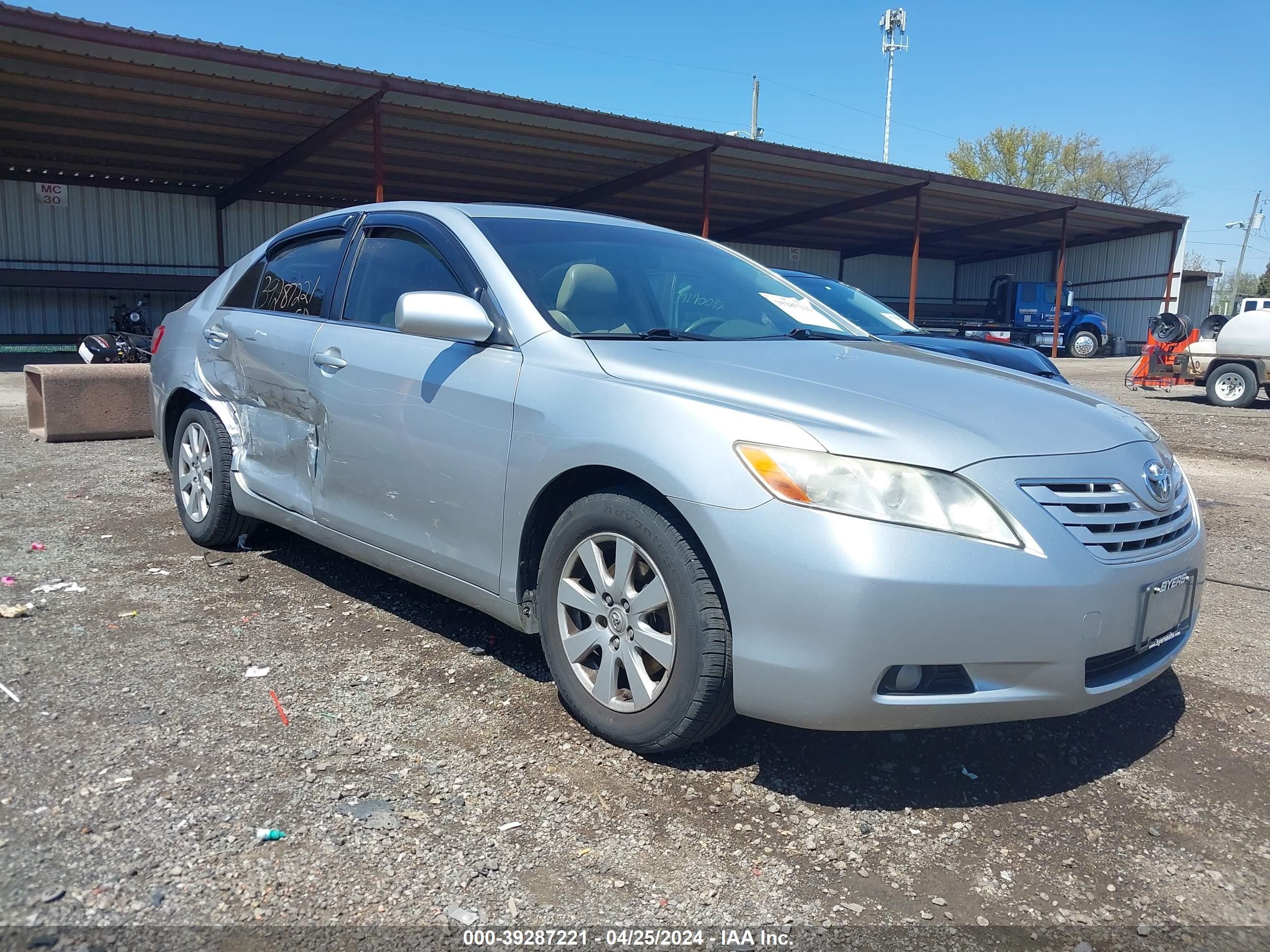 toyota camry 2007 jtnbk46k173020975