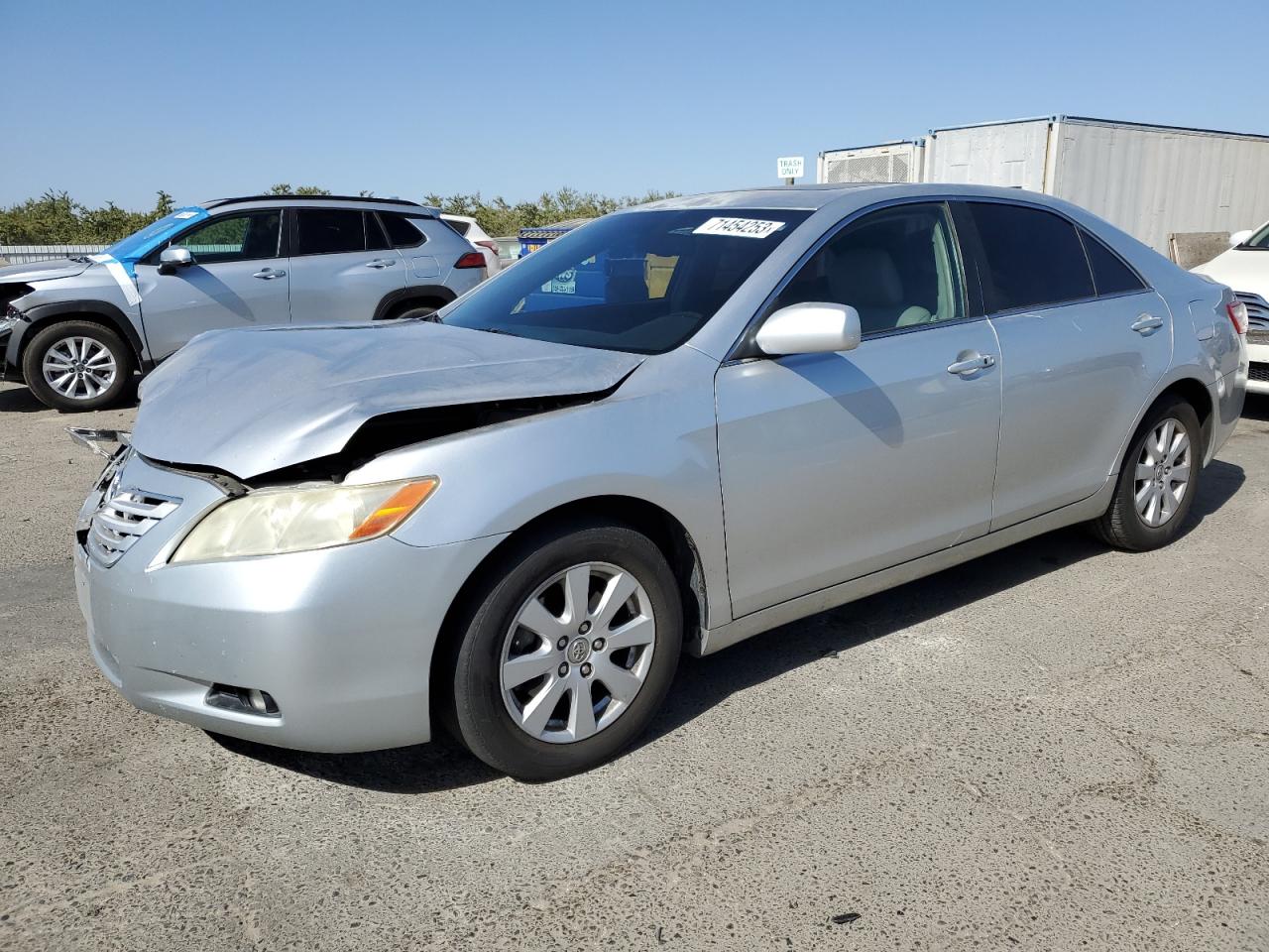 toyota camry 2007 jtnbk46k873000707