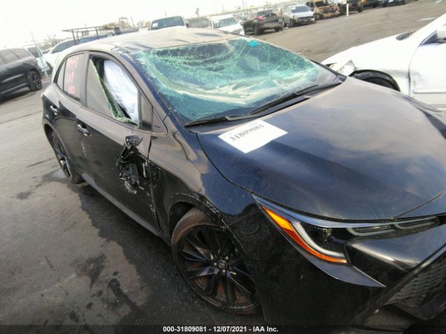 toyota corolla hatchback 2021 jtnd4mbe0m3109158