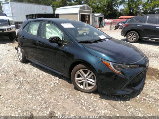 toyota corolla hatchback 2022 jtnd4mbe0n3149287