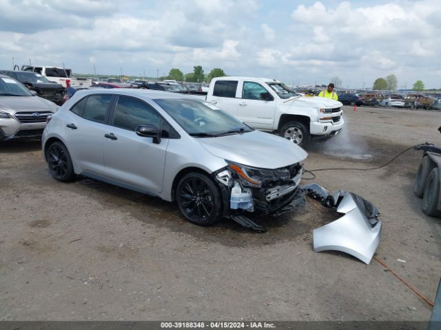 toyota corolla 2022 jtnd4mbe1n3159648