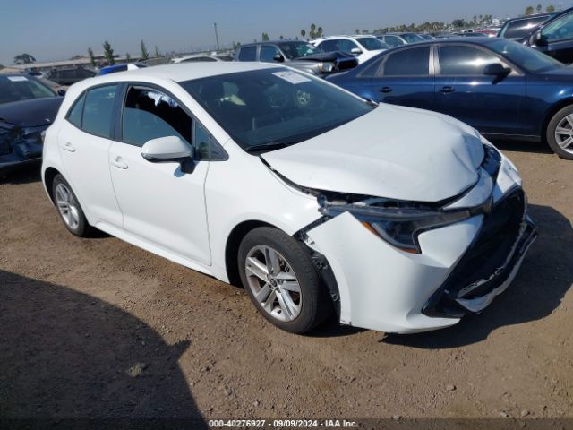 toyota corolla 2022 jtnd4mbe1n3179334