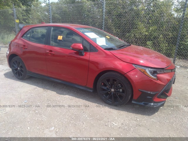 toyota corolla hatchback 2021 jtnd4mbe4m3109969