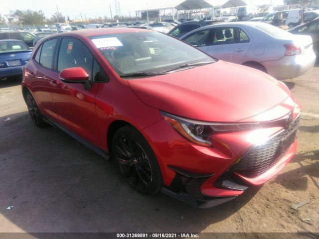 toyota corolla hatchback 2021 jtnd4mbe4m3114539