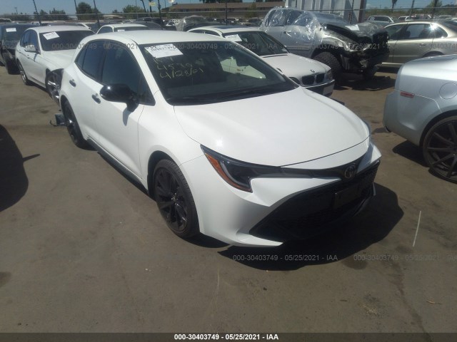 toyota corolla hatchback 2021 jtnd4mbe4m3114590