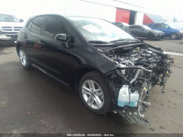 toyota corolla hatchback 2022 jtnd4mbe6n3161640