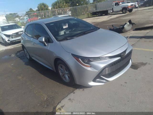 toyota corolla hatchback 2021 jtnd4mbe7m3113496