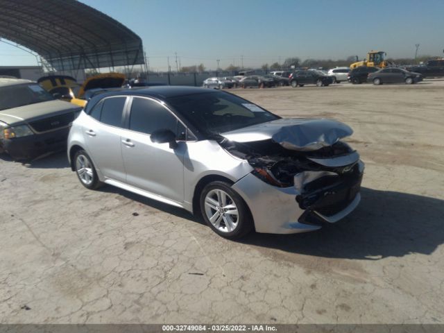 toyota corolla hatchback 2021 jtnd4mbe8m3119971