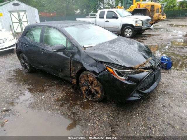 toyota corolla hatchback 2021 jtnd4mbe8m3124717