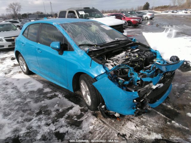 toyota corolla hatchback 2021 jtnd4mbe8m3132641