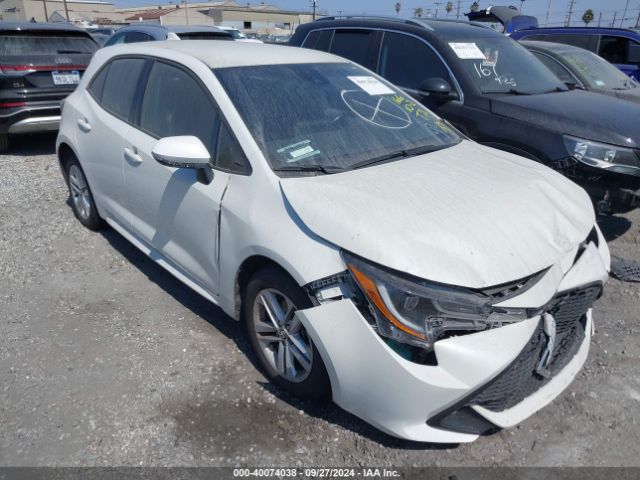 toyota corolla 2020 jtnd4rbe2l3078846