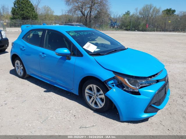 toyota corolla 2020 jtnd4rbe3l3083358