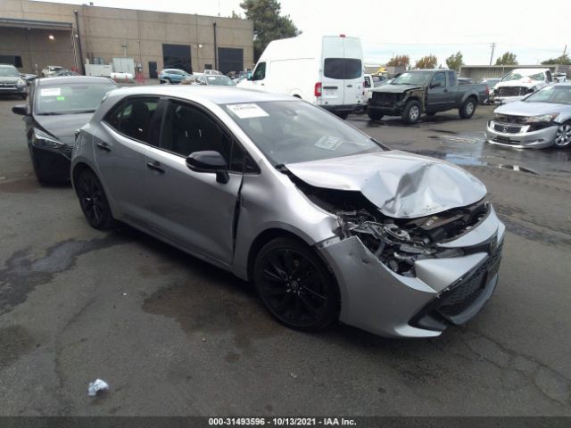 toyota corolla hatchback 2020 jtnd4rbe3l3086812