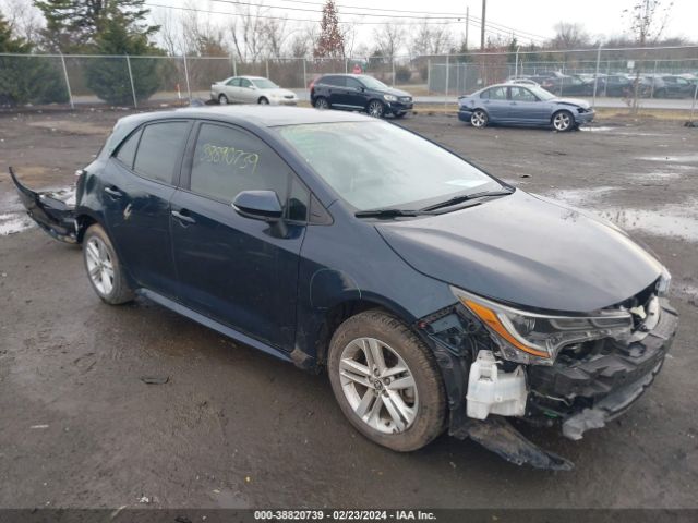 toyota corolla 2020 jtnd4rbe7l3102932